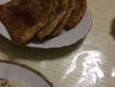 Чебуреки и рис с