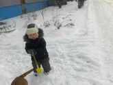 Наконец выпал снежок!!!