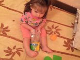 Анечка растет