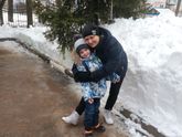 Приезжала "мама в гости."