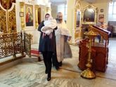 Покрестили нашу кнопочку