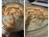 Блинный пирог с творогом.