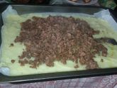 запеканочка мясная с овощами)