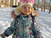 Комплект крючком дочке на зиму)