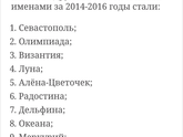 Как вам такие имена?