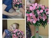 Наша поделка в садик к 8 марта. Весеннее настроение ))))