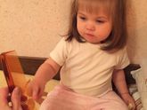 Анечка растет