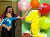 Сыночку Годик???????Научился ходить и