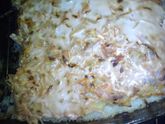 Запеканка с фаршем и рисом