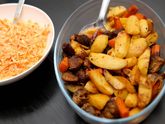 картофель запеченный с морковью