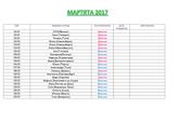 Мартята 2017)))!!!