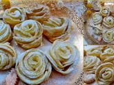 Слоеные розочки)
