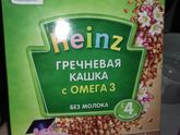 Каша детская хаинц с сахаром
