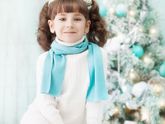 Новогодняя фотосессия двух сестричек Москва