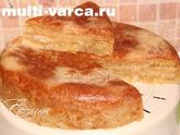 Насыпной яблочный пирог в мультиварке