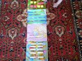 Массажный коврик для ножек и ладошек деткам, давно мечтала сделать и вот готово! как вам