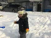 Наконец выпал снежок!!!