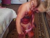 Наши первые пальчиковые краски