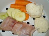 Рыбка с овощами в