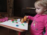 Наши занимашечки. Раз, два, три.