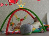 Нам полгода🐥🎂🍼❤💙💙❤💫👑