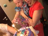 Доченьке годик😊🎂🎉🎈