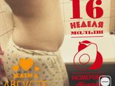 Девочки пошла 16я неделя