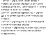 Поменять смесь