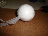 Елочная игрушка своими руками (стырила идею в интернете)