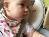 Наконец мы прокололи ушки