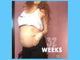 32 недельки моему шедеврику?