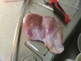 Мясо в пятнах