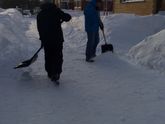 Вывоз снега с территории детского сада