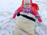 В Одессе Снег и мы на санках;)