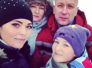 мои родители и младшая сестренка