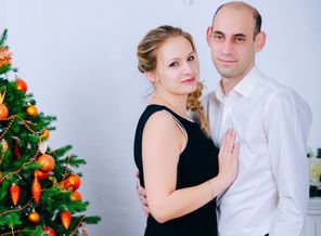 С любимым мужем. В преддверии нового 2016 года