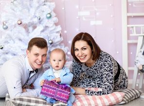 Наш первый Новый год с любимым сыном ))
