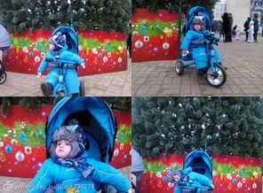 Вокруг Новогодней елки, столько интересного, что моя мартышка на меня и не смотрит)))))))