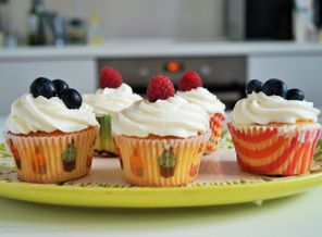 Капкейки с ягодами