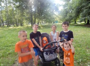 на природе...