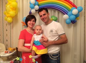 День Рождения Анастасии! Нам годик