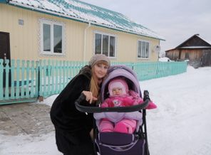 В гостях у бабули. Зима, суровая зима