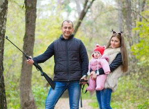 Лисичка и наш охотник