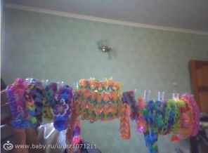 Вязанные браслеты из резинок (ручная работа)