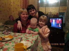 мама,сестра,крестница и сыночек Матвей