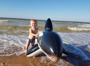 Первый раз на море)))