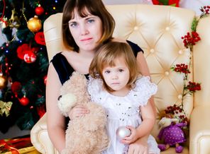 первый новый год  мамой