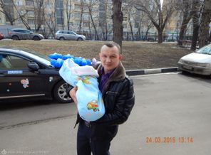муж и сынулька, выписка..