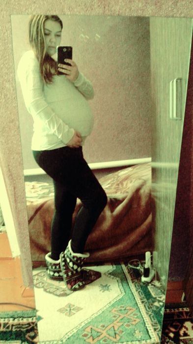 28 недель, просто покажу животик)))