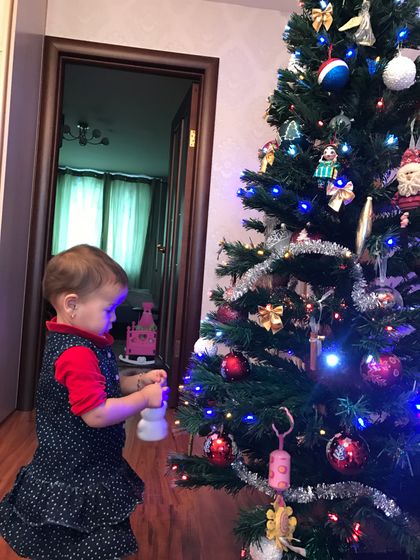 Нарядили ёлочку